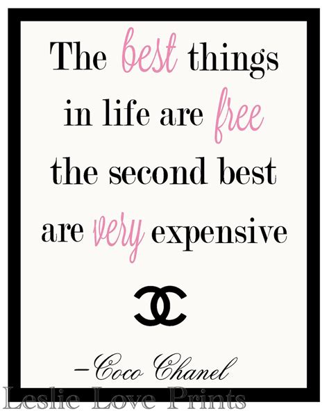 coco chanel printable quotes.